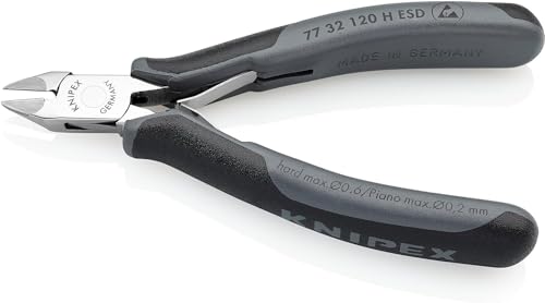 knipex-elektronik-seitenschneider-77-32-120-h-esd-120-mm-mit-hartmetallschneide image 6