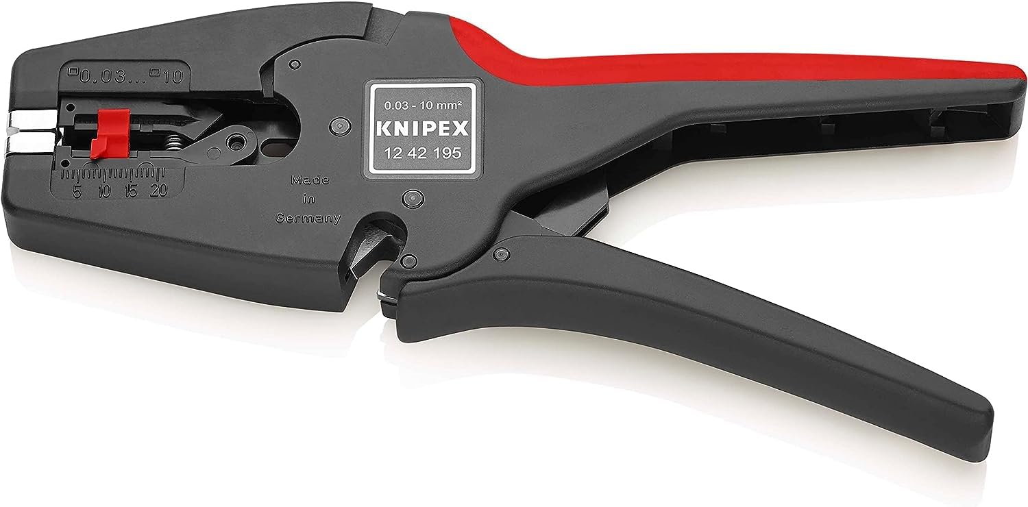 knipex-multistrip10-12-42-195-automatische-abisolierzange-0-03-10-mm-mit-drahtsc image 1