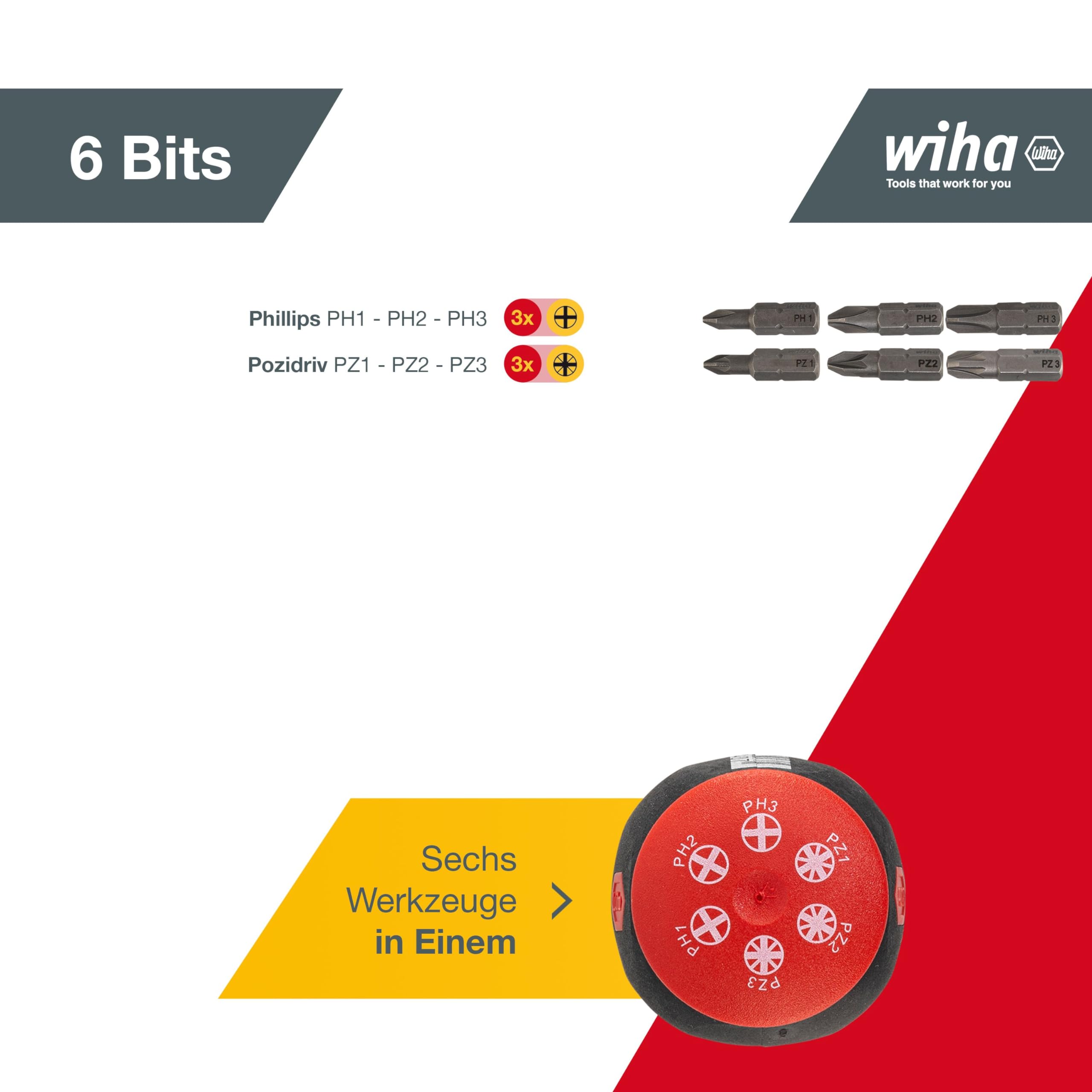 wiha-schraubendreher-stubby-mit-bit-magazin-magnetisch-33741-6-bits-1-4-zoll image 2