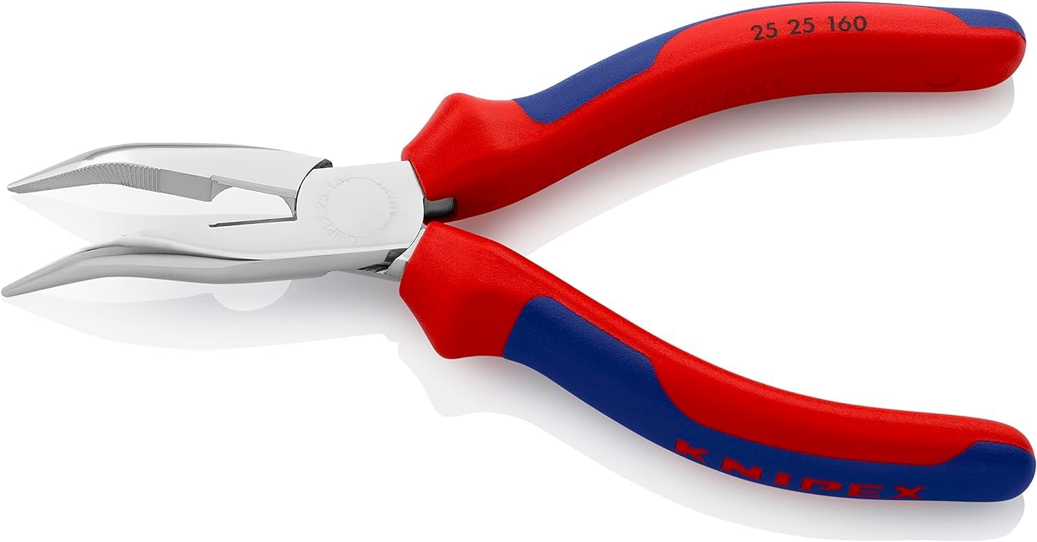 knipex-25-25-160-flachrundzange-mit-schneide-radiozange-160-mm image 2
