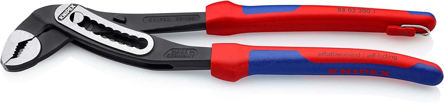 knipex-alligator-wasserpumpenzange-88-02-300-t-300-mm-mit-befestigungs-se image 1