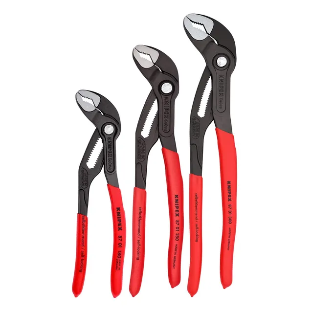 knipex-cobra-zangen-set-002006us1-3-teilig-180-250-300-mm image 1