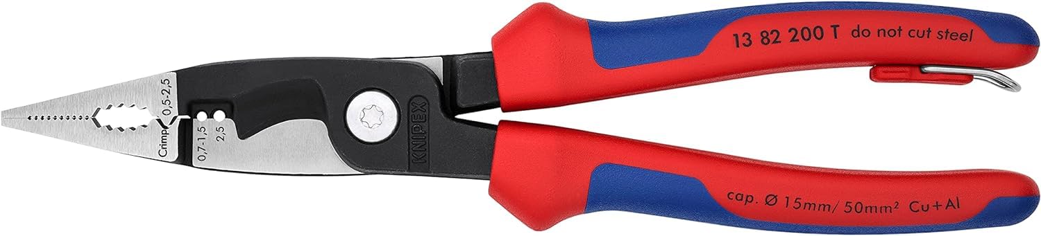knipex-elektro-installationszange-13-82-200-t-160-mm-6-funktionen-mehrkomponente image 1