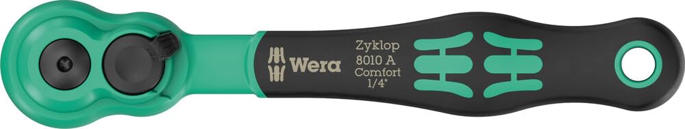 wera-8010-a-zyklop-comfort-knarre-1-4-zoll-x-144-mm-mit-umschalthebel image 1