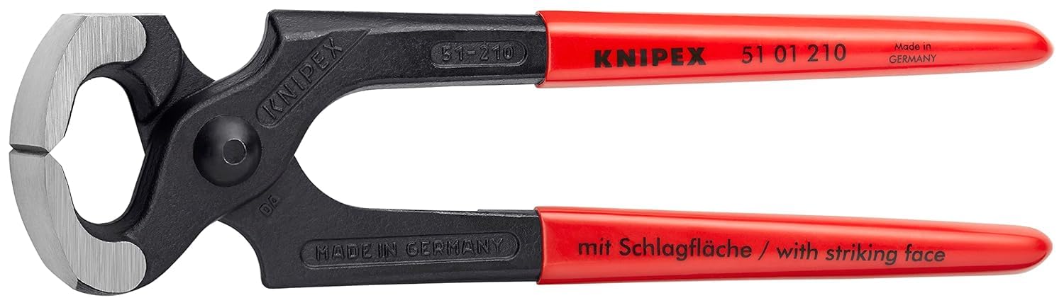 knipex-hammerzange-kneifzange-51-01-210-sb-210-mm-mit-schlagfl-che image 1