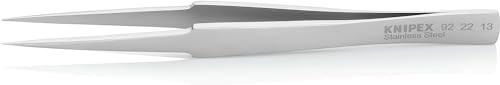 knipex-92-22-13-universalpinzette-glatt-mattiert-130-mm-edelstahl image 7