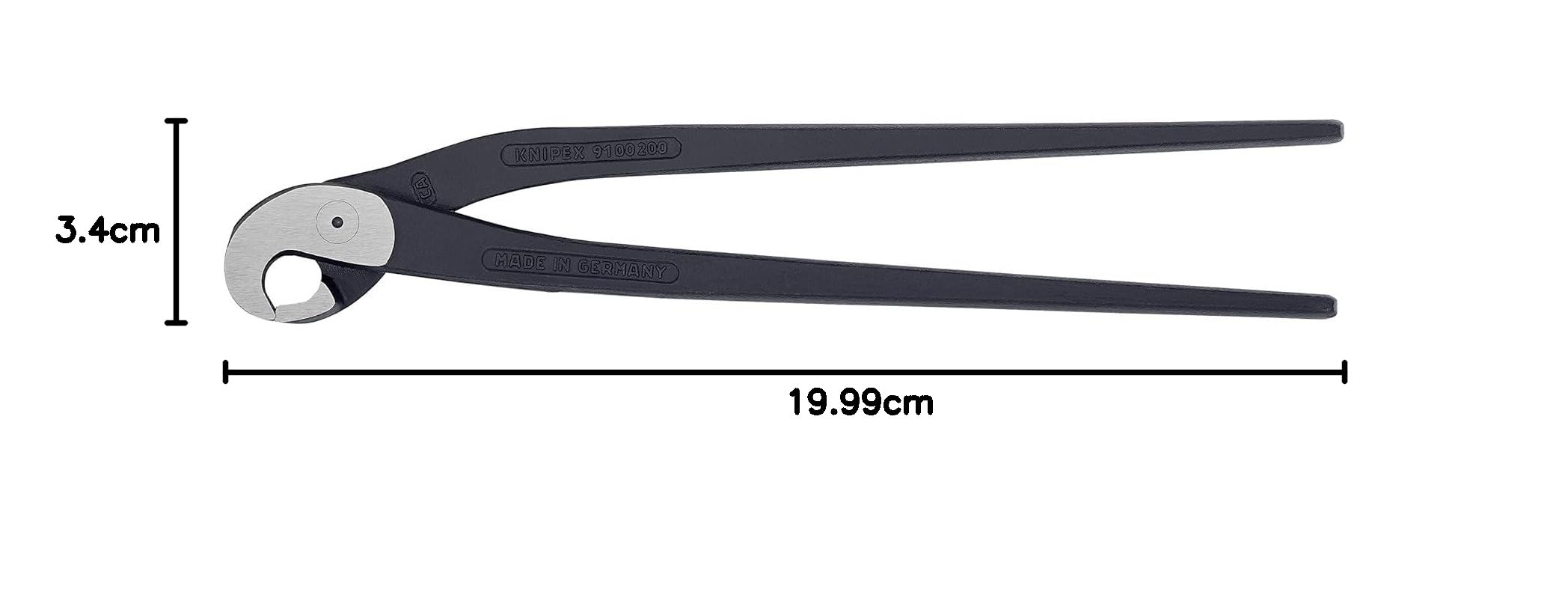 knipex-fliesenlochzange-91-00-200-papageienschnabelzange-200-mm image 8