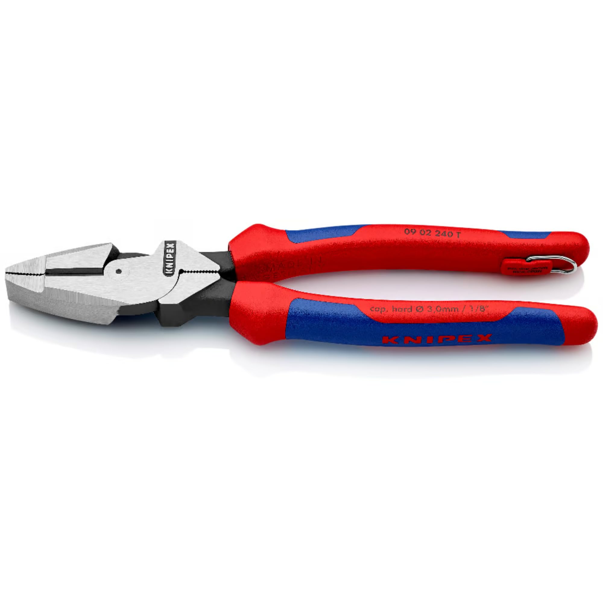 knipex-kraft-kombizange-09-02-240-t-lineman-s-pliers-240-mm-mit-befestigungs-se- image 2