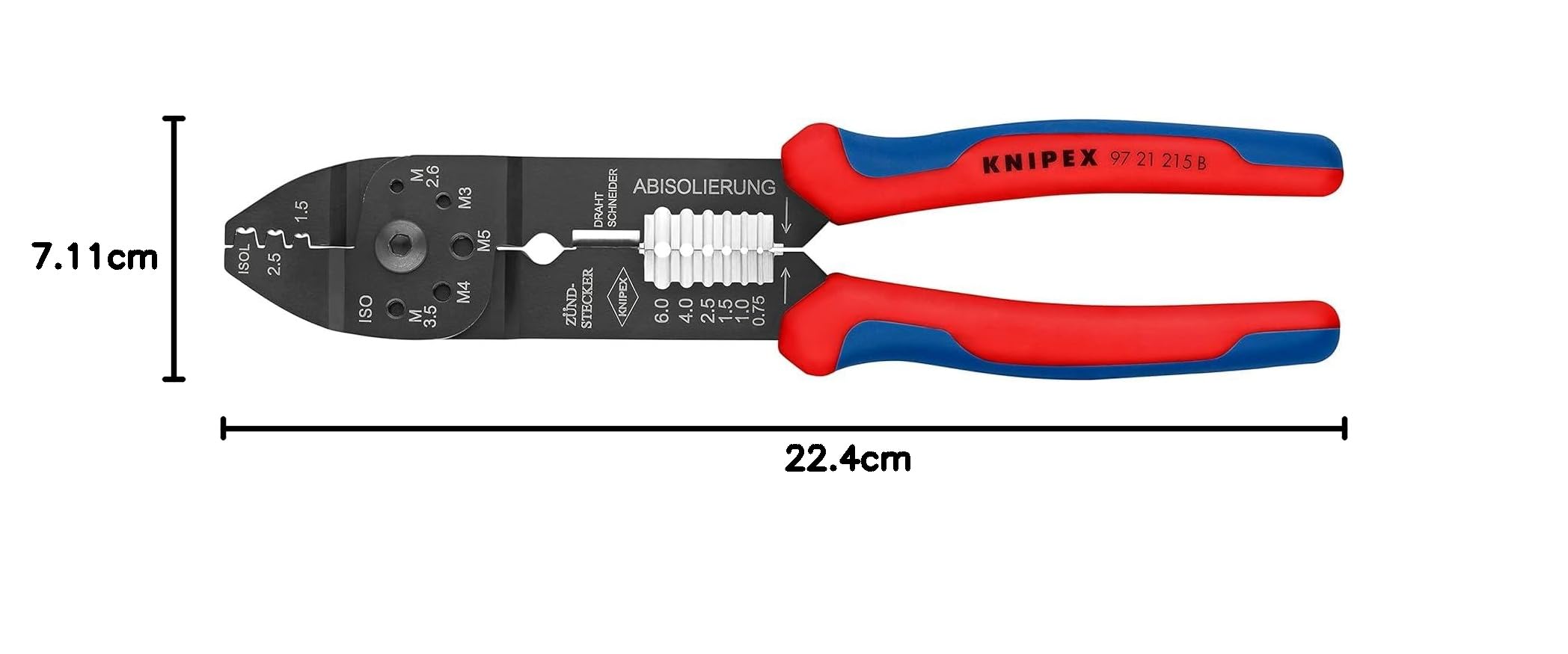 knipex-97-21-215-b-crimpzange-230-mm-schwarz-lackiert-f-r-offene-steckverbinder- image 5