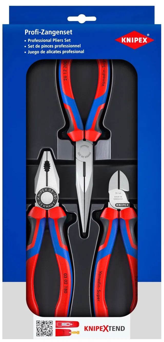 knipex-00-20-11-montage-paket-zangenset-3-teilig-160-200-mm image 1