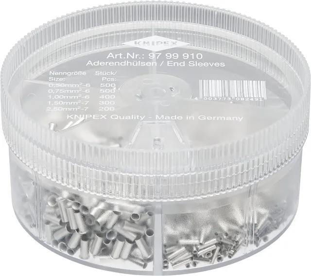 knipex-sortimentsbox-97-99-910-mit-1900-unisolierten-aderendh-lsen-5-sets image 1