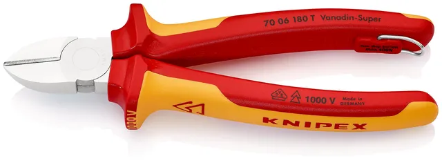 knipex-70-06-180-t-seitenschneider-vde-180-mm-mit-absturzsicherung image 1