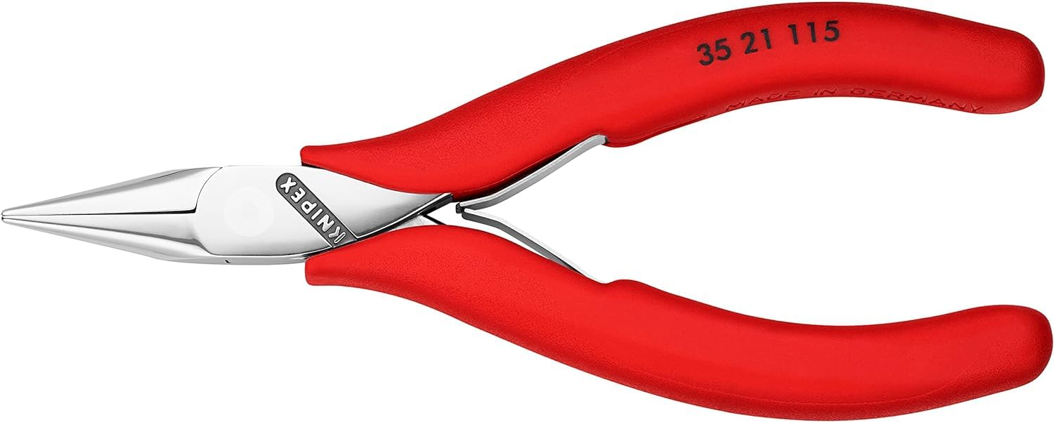 knipex-35-21-115-elektronik-greifzange-115-mm-mit-doppelfeder image 3