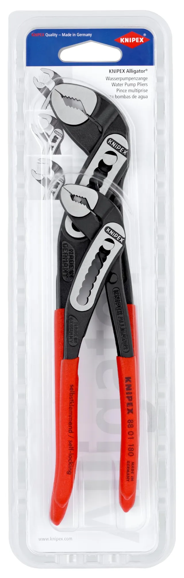 knipex-zangen-set-00-31-20-v02-2x-alligator-wasserpumpenzange-180-mm-250-mm image 1