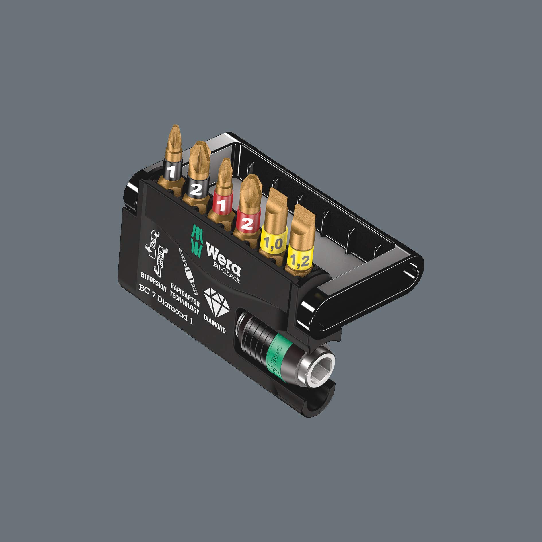 wera-bit-check-7-diamond-1-7-teiliges-bit-sortiment-05057416001 image 3