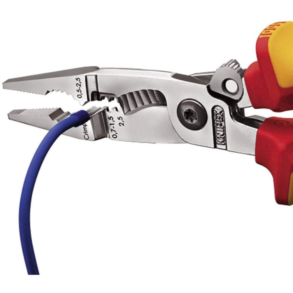 knipex-elektro-installationszange-13-96-200-vde-200-mm-mit-ffnungsfeder-multitoo image 4