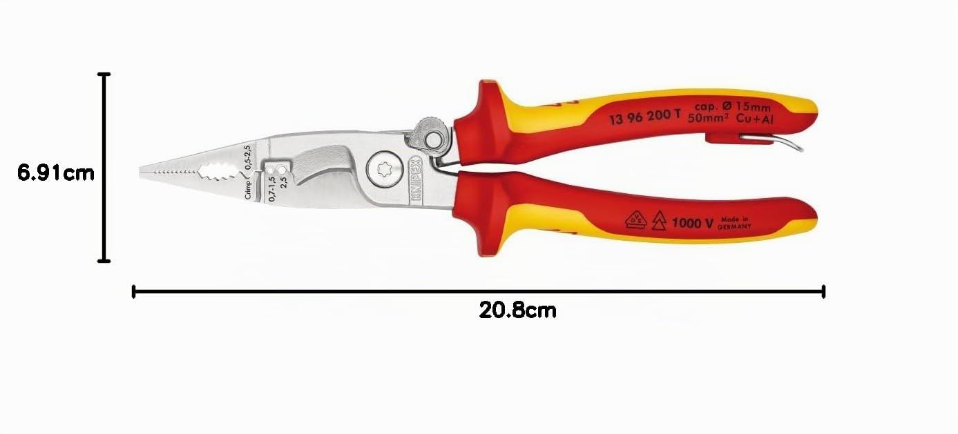 knipex-13-96-200-t-elektro-installationszange-200-mm-vde image 5