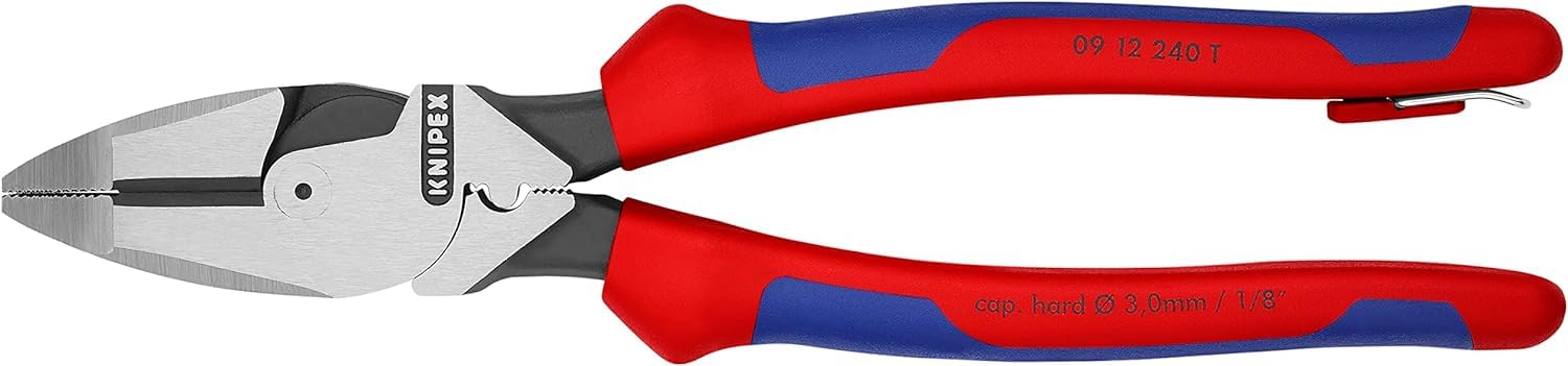 knipex-kraft-kombizange-lineman-s-pliers-09-12-240-t-bk-240-mm-mit-absturzsicher image 2