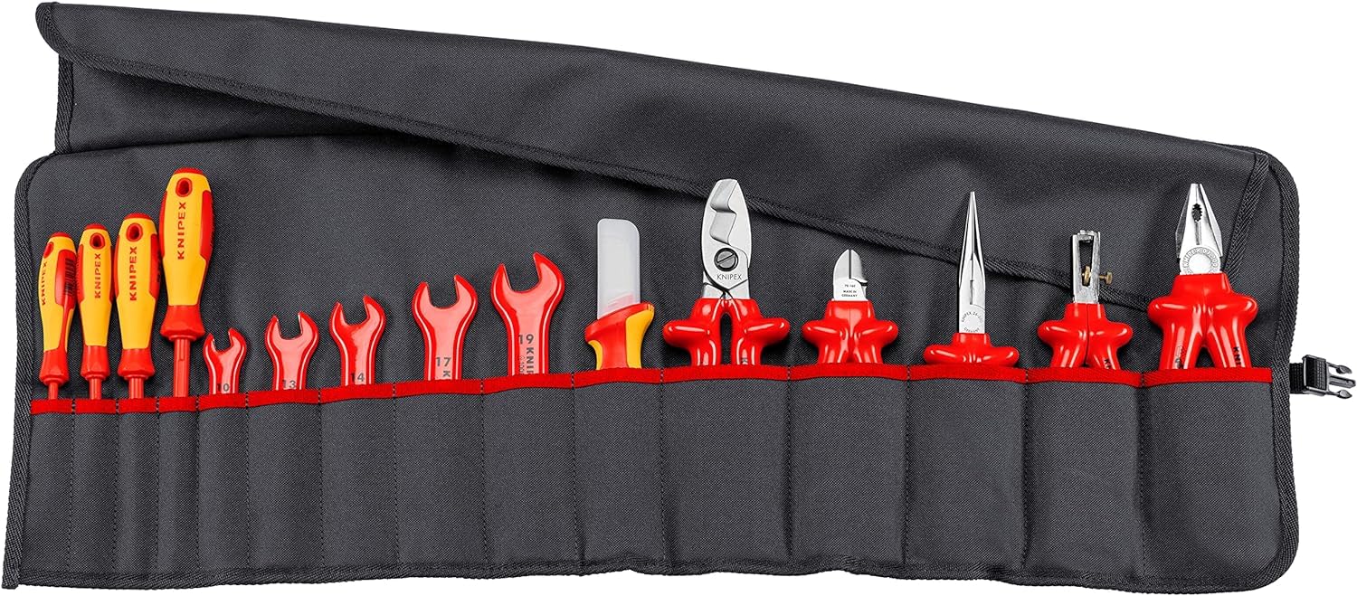 knipex-werkzeug-rolltasche-98-99-13-15-teilig-mit-isolierten-werkzeugen image 3