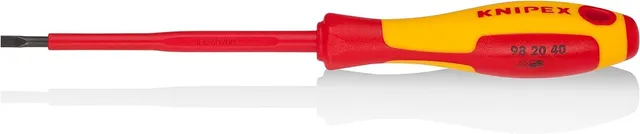 knipex-vde-schraubendreher-98-20-40-f-r-schlitzschrauben-202-mm image 1
