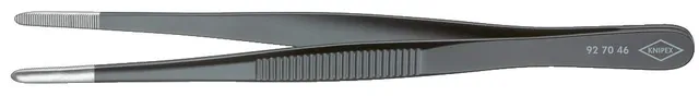 knipex-pr-zisions-pinzette-92-70-46-stumpfe-form-145-mm-schwarz image 1