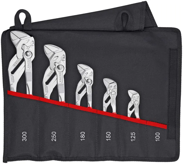 knipex-zangenschl-ssel-set-00-19-55-s4-5-teilig-in-rolltasche image 1
