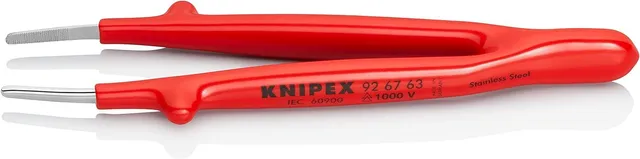 knipex-92-67-63-universalpinzette-isoliert-tauchisoliert-145-mm image 1