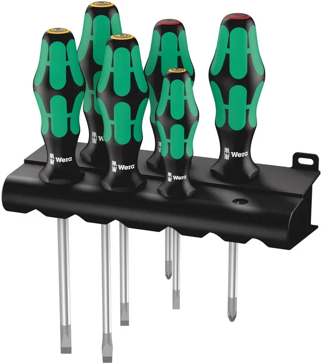wera-334-6-rack-kraftform-plus-lasertip-schraubendreher-satz-6-teilig-0510565000 image 1