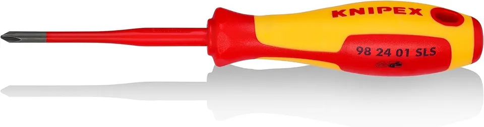 knipex-schraubendreher-slim-plusminus-phillips-98-24-01-sls-vde-187-mm image 1
