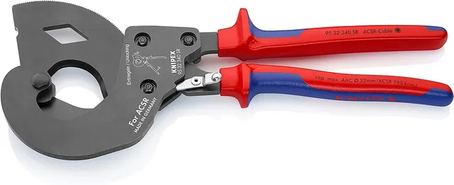 knipex-95-32-340-sr-acsr-freileitungsschneider-mit-ratsche-340-mm image 1