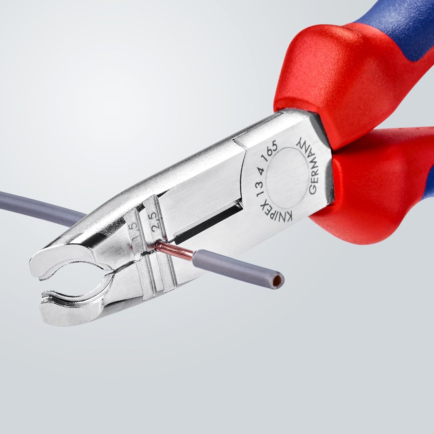 knipex-13-45-165-abmantelungszange-verchromt-165-mm image 5