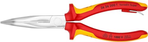 knipex-flachrundzange-mit-schneide-26-26-200-t-bk-200-mm-vde-storchschnabelzange image 7