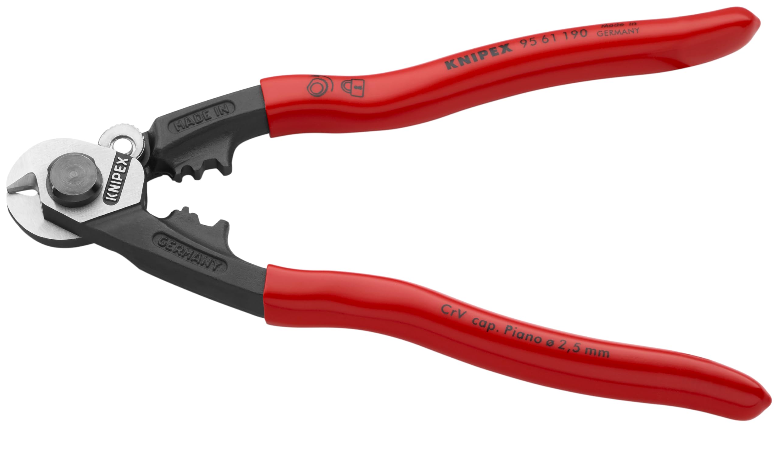 knipex-drahtseilschere-95-61-190-geschmiedet-190-mm image 2