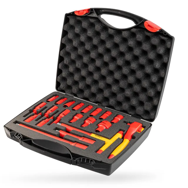 wiha-ratschenschl-ssel-set-isoliert-43024-21-teilig-1-2-vde-im-koffer image 1
