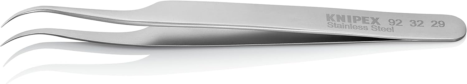 knipex-universalpinzette-92-32-29-mattiert-glatt-118-mm-edelstahl image 2