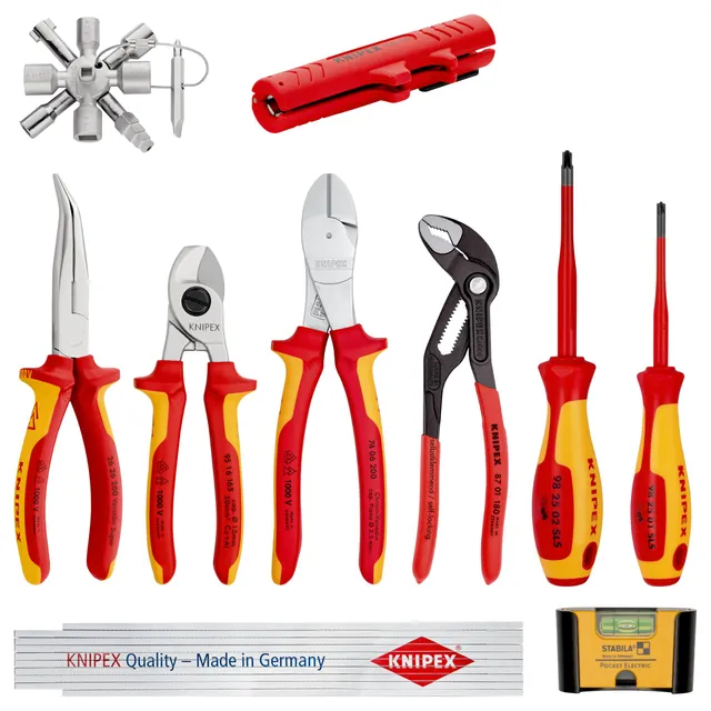 knipex-erweiterungsset-elektro-1-00-20-90-v01-10-teilig-f-r-elektroinstallation image 1