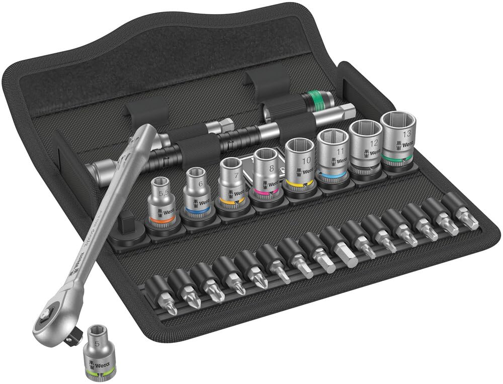 wera-8100-sa-7-zyklop-metal-knarrensatz-1-4-zoll-28-teilig image 1