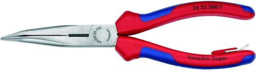 knipex-flachrundzange-mit-schneide-26-22-200-t-storchschnabelzange-200-mm image 7