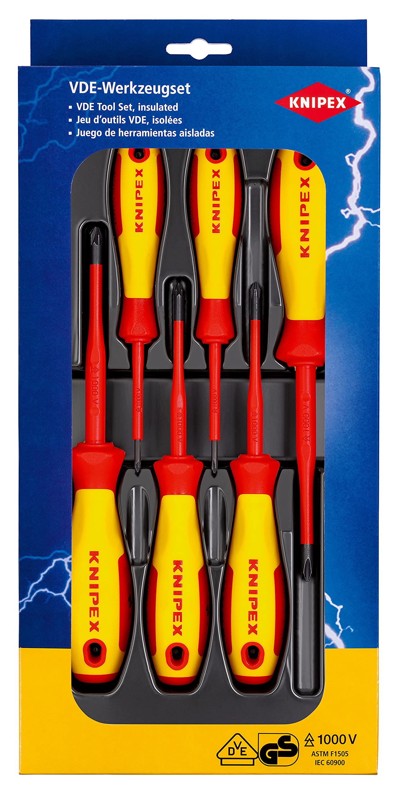 knipex-vde-schraubendreher-set-00-20-12-v03-phillips-pozidriv-6-teilig image 1
