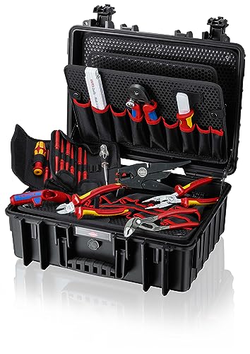 knipex-werkzeugkoffer-robust23-elektro-25-teilig-00-21-35-470-x-370-mm image 3