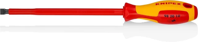 knipex-vde-schraubendreher-98-20-10-320-mm-schlitz-isolierender-mehrkomponenten- image 1