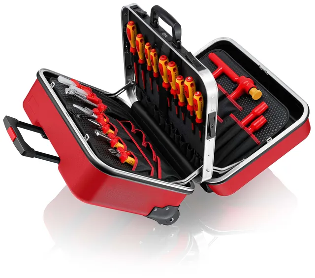 knipex-werkzeugkoffer-big-twin-move-red-elektro-kompetenz-98-99-15 image 1