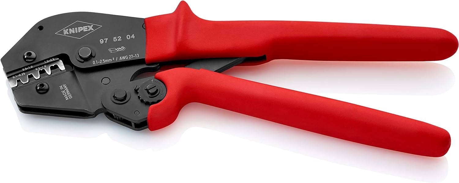 knipex-crimpzange-97-52-04-250-mm-f-r-unisolierte-flachsteckverbinder image 2