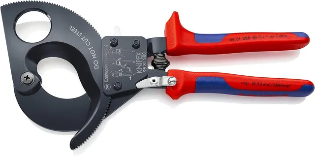 knipex-95-31-280-kabelschneider-mit-ratsche-280-mm-bis-52-mm-380-mm image 1