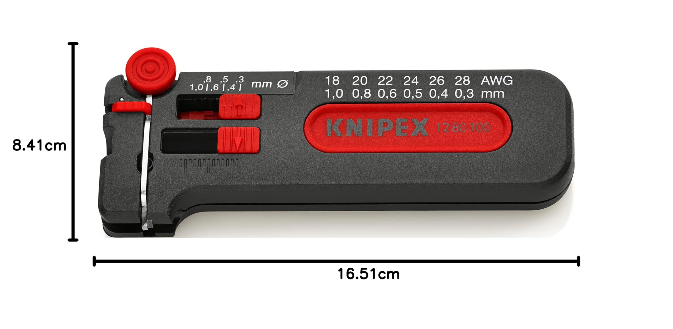 knipex-mini-abisolierwerkzeug-12-80-100-sb-100-mm-f-r-0-3-1-0-mm image 4