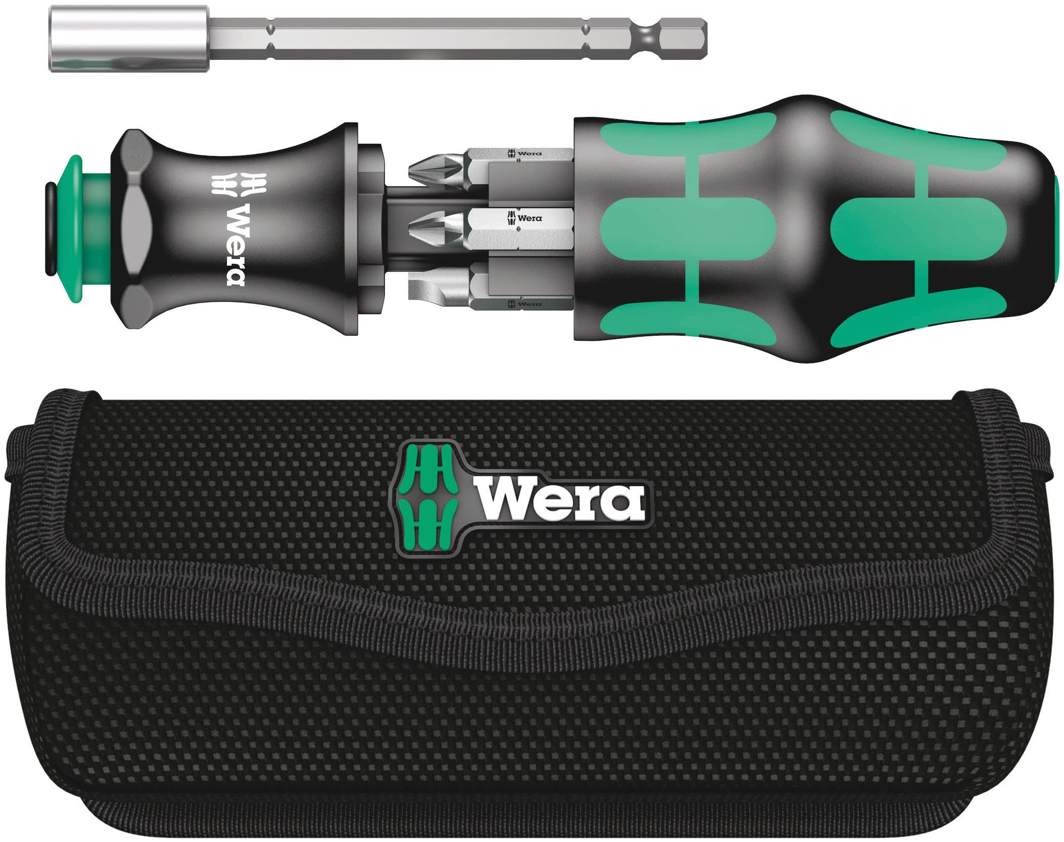 wera-kraftform-kompakt-28-05134491001-bit-handhalter-set-mit-tasche-7-teilig image 2