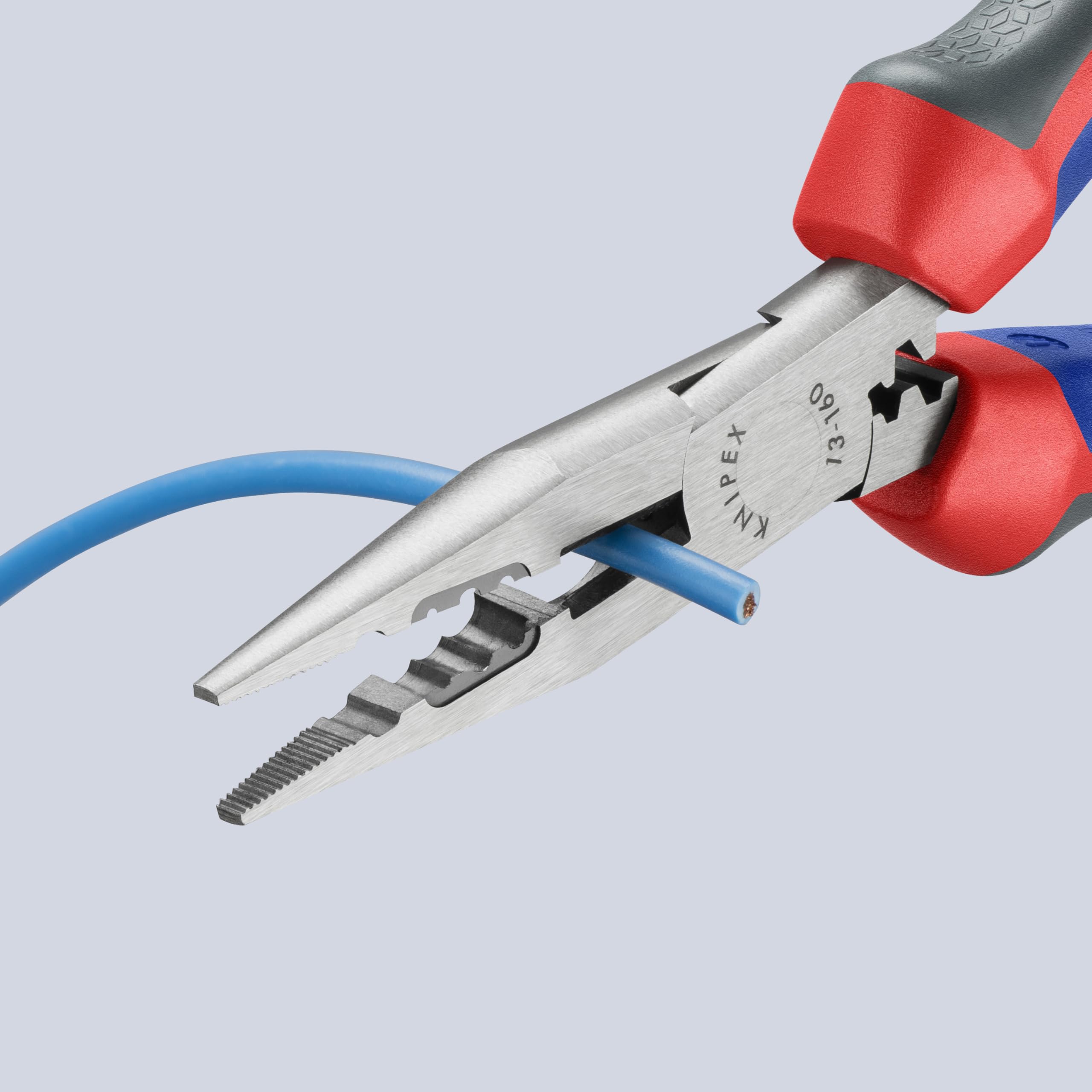 knipex-verdrahtungszange-13-02-160-sb-160-mm-multifunktionszange image 2