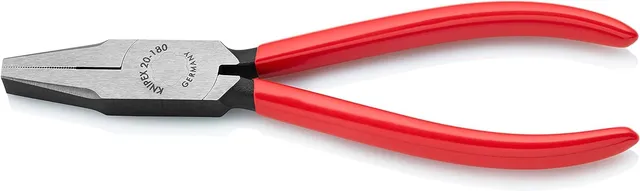 knipex-flachzange-20-01-180-180-mm-mit-kunststoff-berzogen image 1