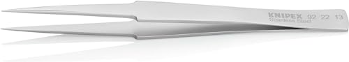 knipex-92-22-13-universalpinzette-glatt-mattiert-130-mm-edelstahl image 8